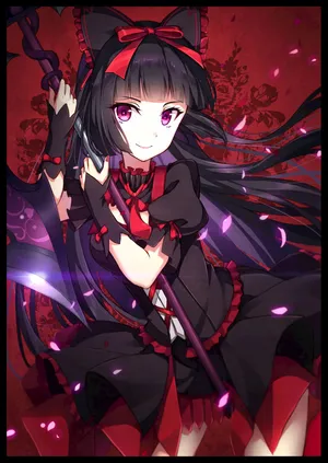 女孩狐耳蝴蝶结