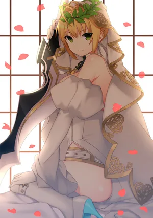 女孩  Fate系列 短发  金发女郎  绿眼睛