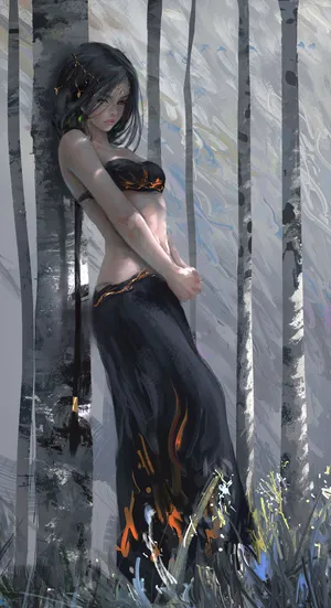 鬼刀风铃北漠公主wlop插画29_1