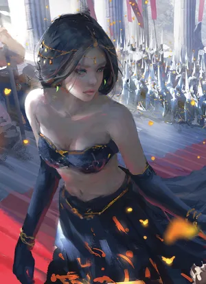 鬼刀风铃北漠公主wlop插画20第1张