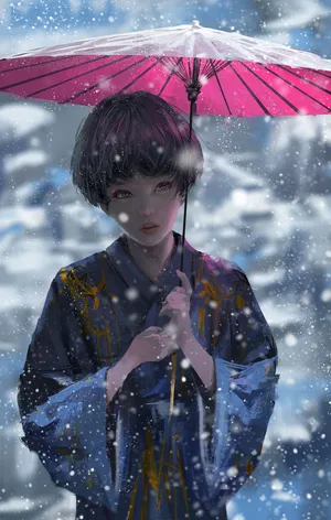鬼刀小绿wlop插画7_1
