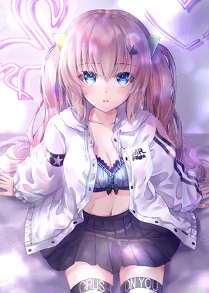 美少女孩子 制服 短裙 带子