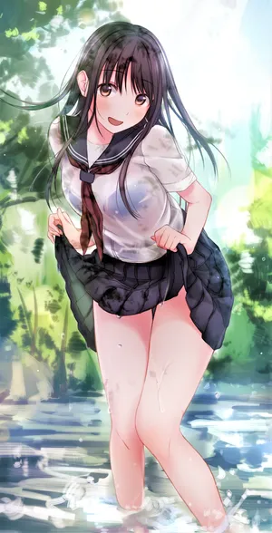 少女孩子高中生 校服半透装