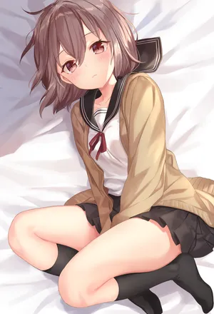 少女孩子 高中生 校服 超短裙