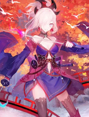 FateGrandOrder宫本武藏红叶飞鹤