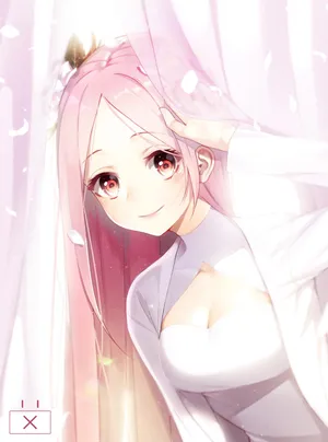 可爱女孩 高领衫 花