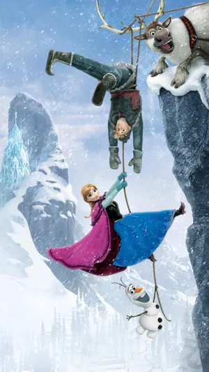 冰雪奇缘悬崖的海报