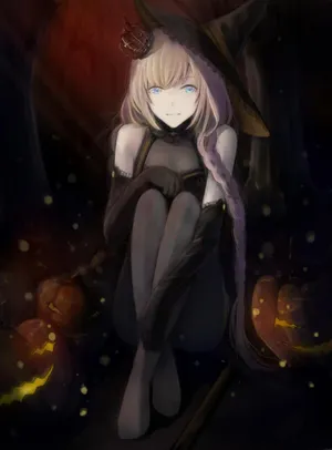 万圣节魔女琪亚娜witch 作者水染moon