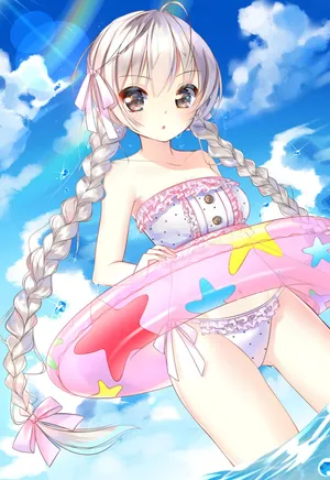 缘之空春日野穹泳池比基尼