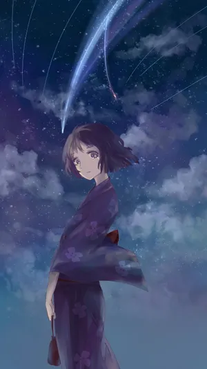 新海诚你的名字宫水三叶和服_1