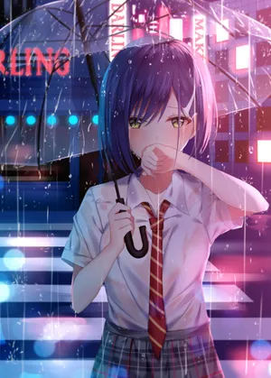 莓良心国家队Darling in the Franxx莓下雨天雨伞