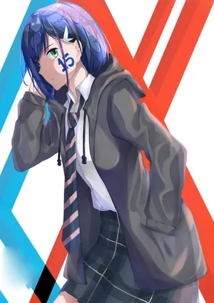 莓良心国家队Darling in the Franxx莓logo