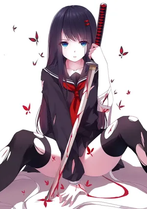 动漫二次元性感美女孩55