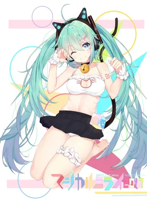 超短裙初音未来米库miku葱娘公主殿下_1