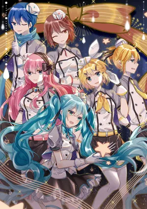 组合团队合照初音未来米库miku葱娘公主殿下_1