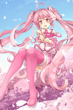 粉色记忆初音未来米库miku葱娘公主殿下