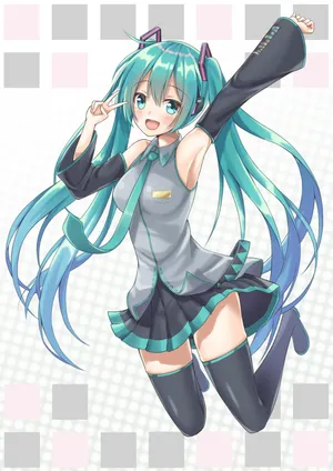 开心自拍初音未来米库miku葱娘公主殿下
