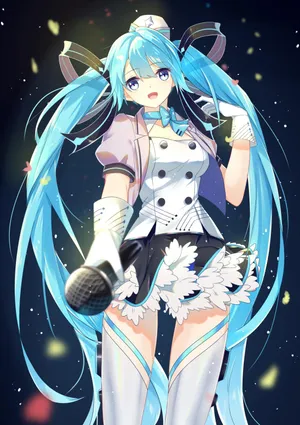 大长腿初音未来米库miku葱娘公主殿下