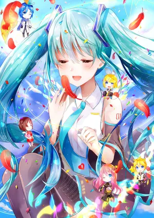 七个小矮人初音未来米库miku葱娘公主殿下