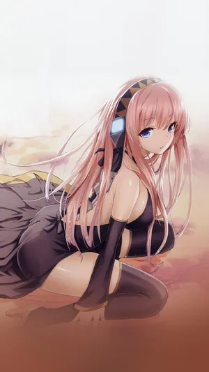 性感动漫少女手机背景