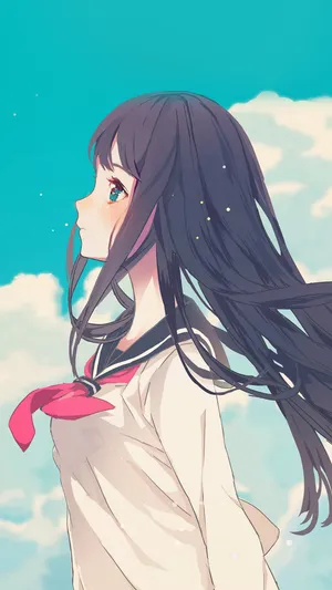 清新的动漫女孩图片