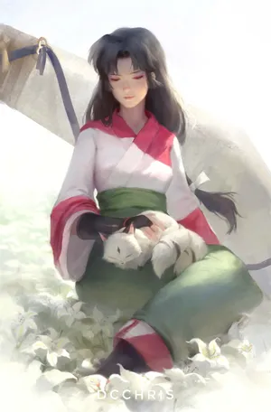 犬夜叉4k 动漫女生竖屏