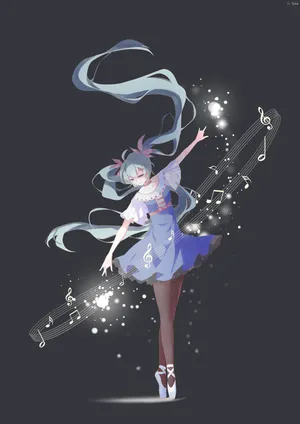 音乐,旋律,少女,舞蹈,