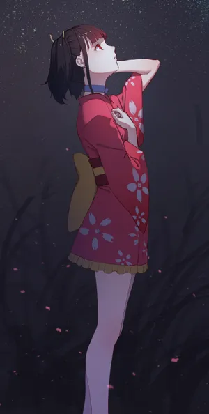 asfos無名甲铁城 日本动漫和服少女
