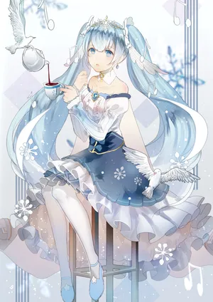 初音 高跟鞋 连裤袜 音乐 高清_1