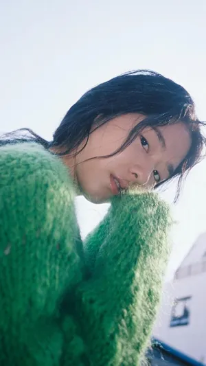 韩式毛衣文艺范美女户外气质写真