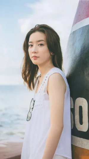 清爽白皙少女甜美可爱写真_1