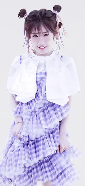 超可爱丸子头美少女写真