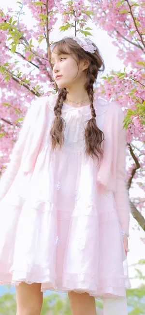 公主裙美少女室外唯美写真