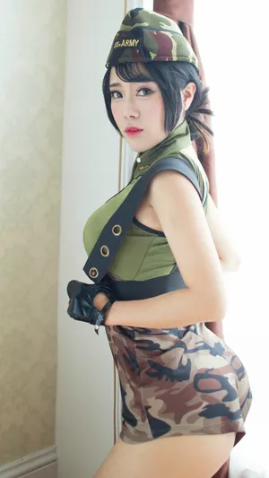 兜豆靓迷彩装