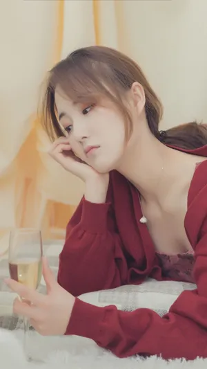 美女安静唯美