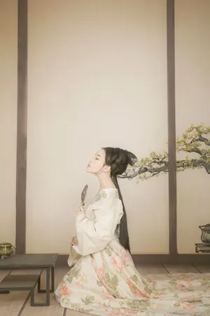 古风美女写真东方神韵求佛