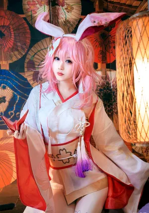 汐兔子cosplay狐狸
