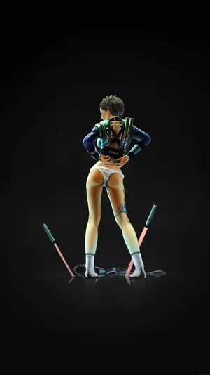 性感欧美女战士插画