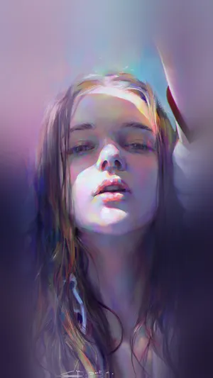 油画欧美美女图片