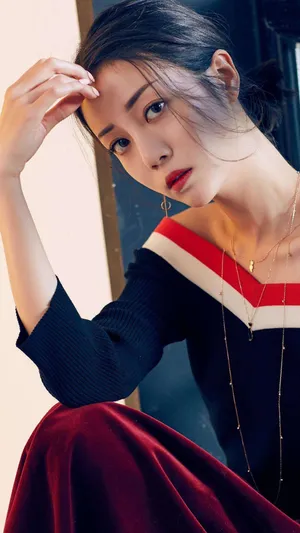 高冷的美女李溪芮