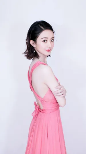 赵丽颖美背