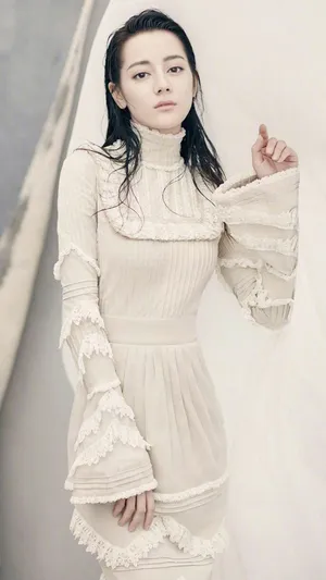 迪丽热巴清新唯美写真