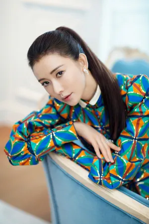 林志玲格子褂子