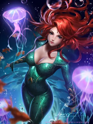 《海王》媚拉插画Mera
