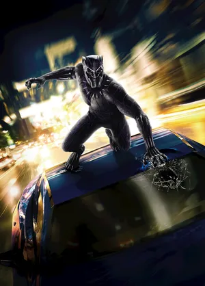 漫威漫画《黑豹》Black Panther特查拉T'Challa超级英雄飙车竞速