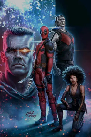 死侍（Deadpool）漫威漫画反派英雄韦德·温斯顿·威尔逊钢力士