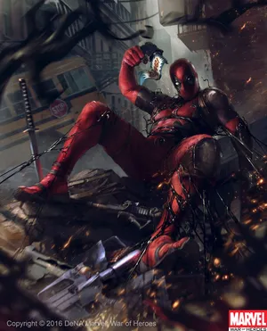 死侍（Deadpool）漫威漫画反派英雄韦德·温斯顿·威尔逊 不明物