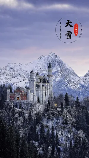 二十四节气之大雪唯美冬天雪景