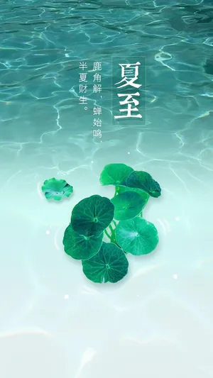 24节气夏至小清新锁屏_1