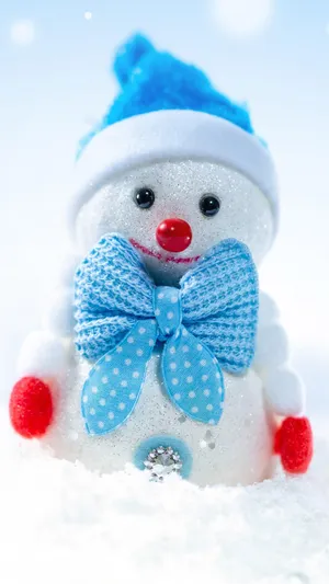 可爱的圣诞节雪人饰品